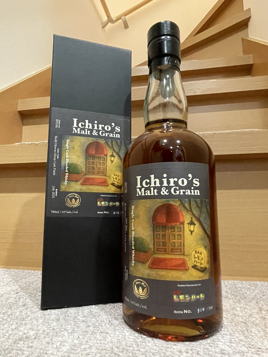 Ichiro's Malt & Grain (BAR レモンハート向け) 新入荷 ］ BARレモンハート40周年記念ボトルが入荷いたしました！ 是非