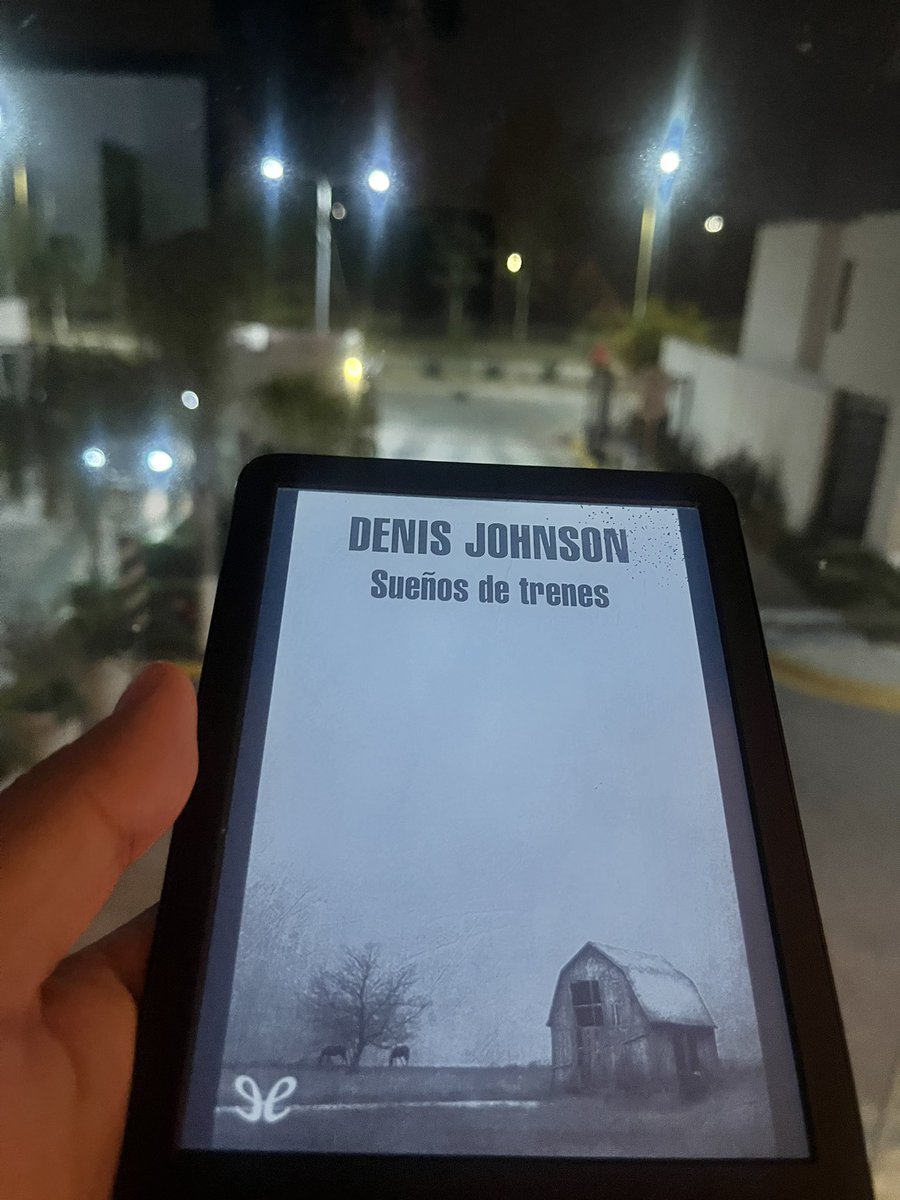 noeg2's tweet image. El primero del 2026… y si la película es buena, (aunque suene trillado) el libro es mejor. 

#denisJohnson
#sueñosdetrenes 
#traindreams 
#Kindle