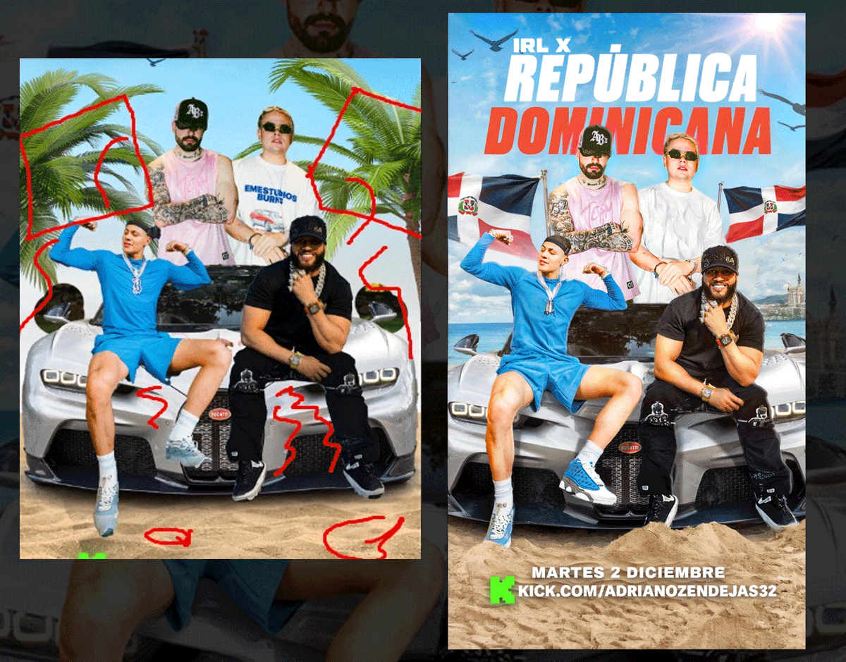 Recent Flyer for <a href="/adrianozendejas/">ADRIANO</a> 
BEFORE // AFTER