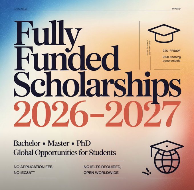 🎓 Fully funded scholarships in UK

1. Queen Elizabeth Commonwealth Scholarship 2026 (Fully Funded) lnkd.in/gmMq2aTW

 2. Cambridge University Gate Scholarship In UK (Fully Funded) lnkd.in/ddzvQCpH 

3. Bristol University Think Big Scholarships In UK 2026 (Fully