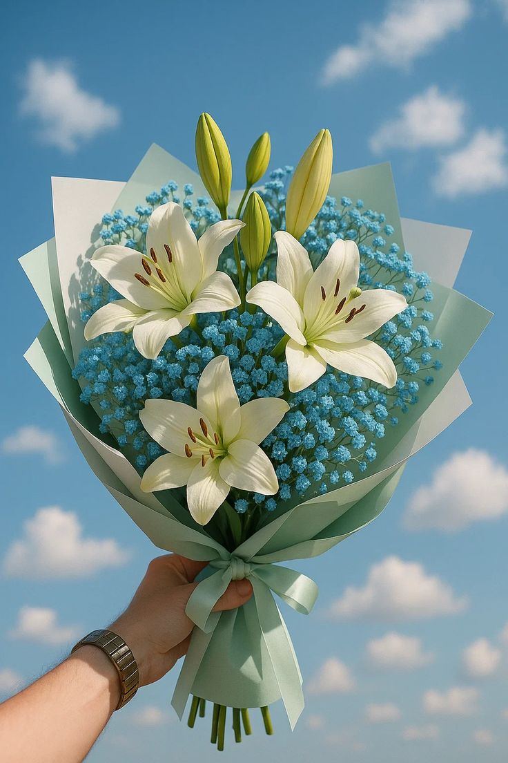 Nana1060885's tweet image. The symbolism of white lilies: #purity, #sacredness, and #sincere love.🌾🍀