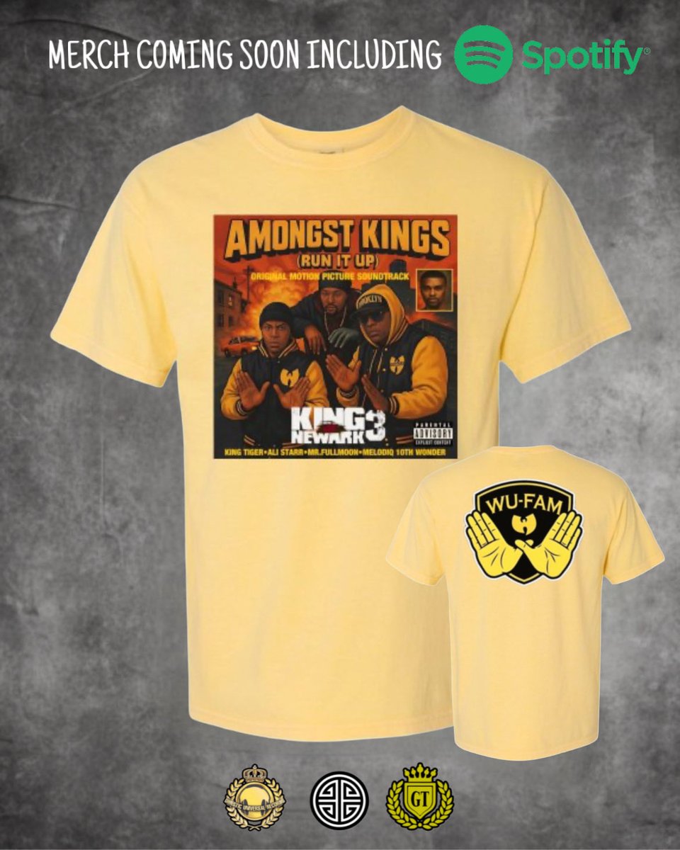 Amongst Kings (Run It Up) is now available on all streaming platforms!!! 

My Merch coming soon this month of January!! 
Get your merch soon as it’s available,. 👐 Link 🔗: empire.ffm.to/amongstkingsru…

#drasticuniversalrecords #EMPIRE #royalfamilyfilms #standaman #Wufam