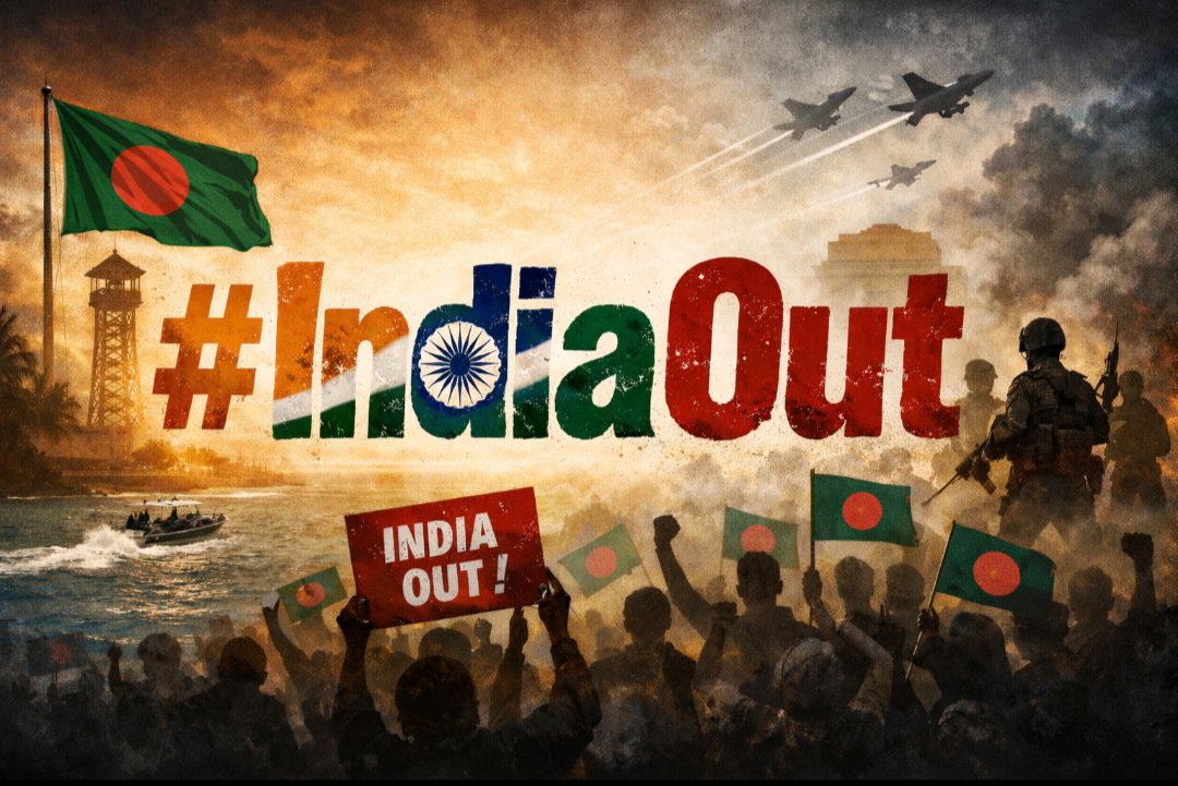 India Out 👊
Inqilab Zindabad ✊ 
Bangladesh Zindabad ✊
#indiaout
