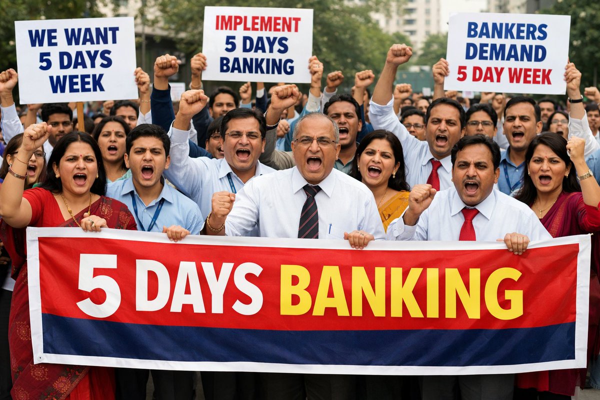 Technology Upgraded,
Work Culture Outdated

Time to fix Banking Sector
#5DaysBankingNow