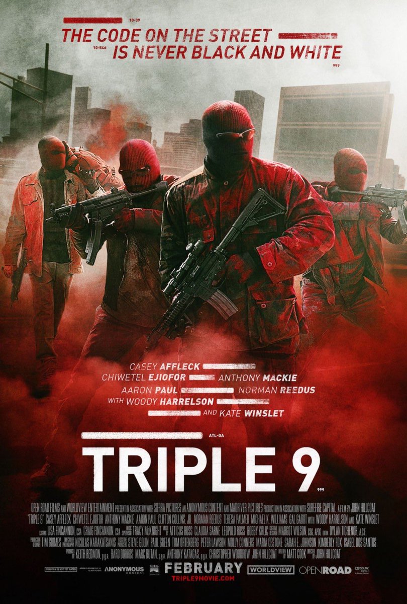 OzCastillo's tweet photo. Apart from the incomparable HEAT movie, I personally quite liked #Triple9 with #KateWinslet 🦹🎬❤️‍🔥😏🆒🤓.

#Cine 💣🥷🏻 https://t.co/mhyRPTw6rK