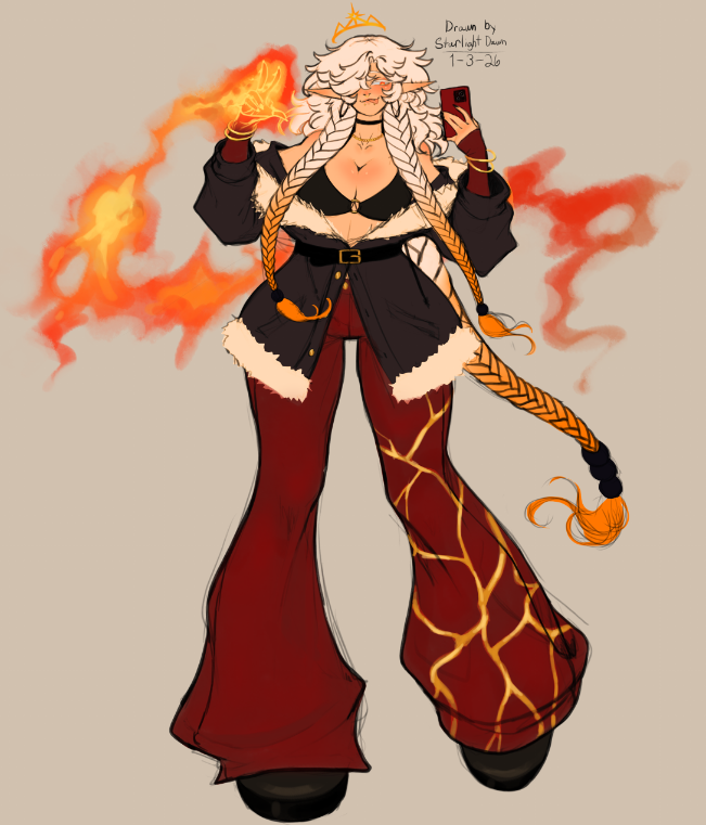 StarlightDawn1_'s tweet photo. Element: Fire🔥
I think the fire looks nice. 

#fyp #art #conceptart #digitalart #digitaldrawing #illustration #drawing #characterdesign #digitalillustration #clipstudiopaint #drawing #drawingpractice https://t.co/7nfio7uniE