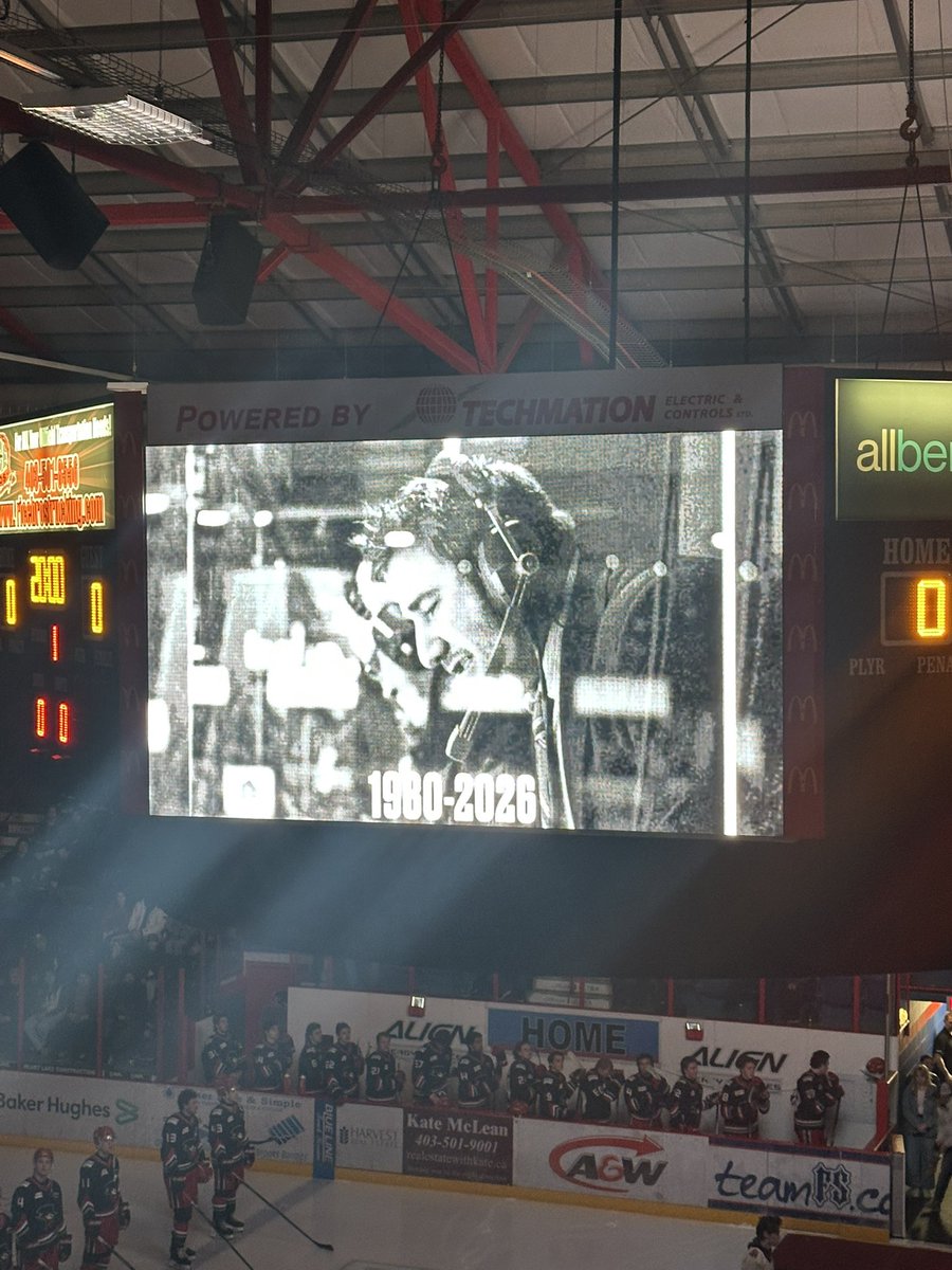 The <a href="/brooks_bandits/">Brooks Bandits</a> took a moment to recognize the life and career of Evan Hammond. Our condolences to his family and the <a href="/AVBulldogs/">AVBulldogs</a>