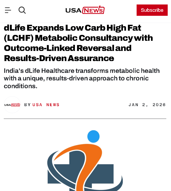 FITholic_Health's tweet photo. 😎 What a thrill to see @dlifein featured in USA News!

🔥 dLife has been a global phenomenon since 2014 .. 

With 
🚀 Anup's own journey of Diabetes Reversal in 2011-12
🚀 Pioneering the max 100g/day carbs formula
🚀 Founding dLife dot in , in 2014 - Helping thousands of people reverse chronic diseases
🚀 Creating the dLife Diploma in 2020
🚀 By end of 2025,  Diploma has 351 signups spread across 22 countries
🚀 3 MEGA Metabolic Health Conferences bringing 100+ global experts, thanks to Anup's recognition world over

😎 Proud of, & Excited for Anup's & dLife's journey ahead! dLife has truly arrived on the GLOBAL scene with dLife v5.0

🔥 Taking Disease Reversal to the whole WORLD!