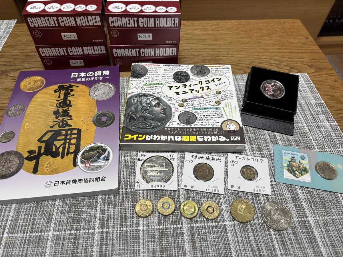 正月の収穫 銀貨が軒並み高騰してて、今年の収穫は大変そうです🪙。