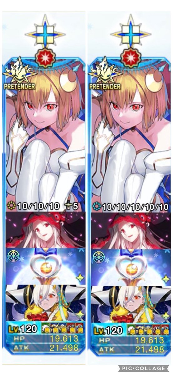 Lim_RemRam0202's tweet photo. #FGO  
つい先程単発でファンタズムーンが出たことによりファンタズムーン完全体が完成した!!!
めっちゃ嬉しい( *´꒳`*)
※尚オルガマリークエスト2をクリアしていない。 https://t.co/dBGBkqFOFY