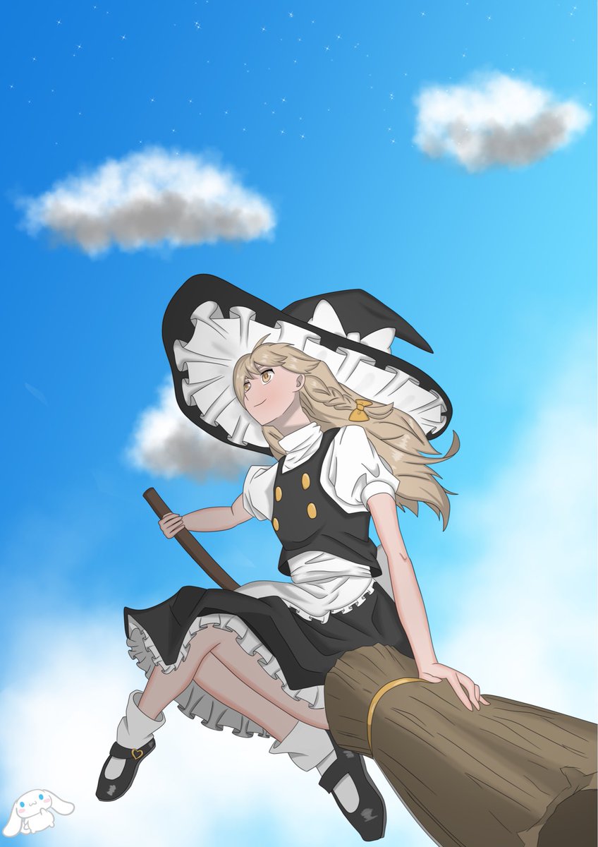 A Beautiful Day For Flying #東方Project #霧雨魔理沙