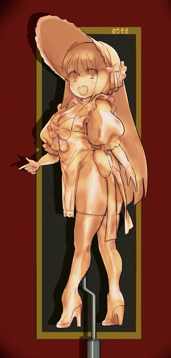 今年もよろしくお願いしますなマネキンメイドさんです 