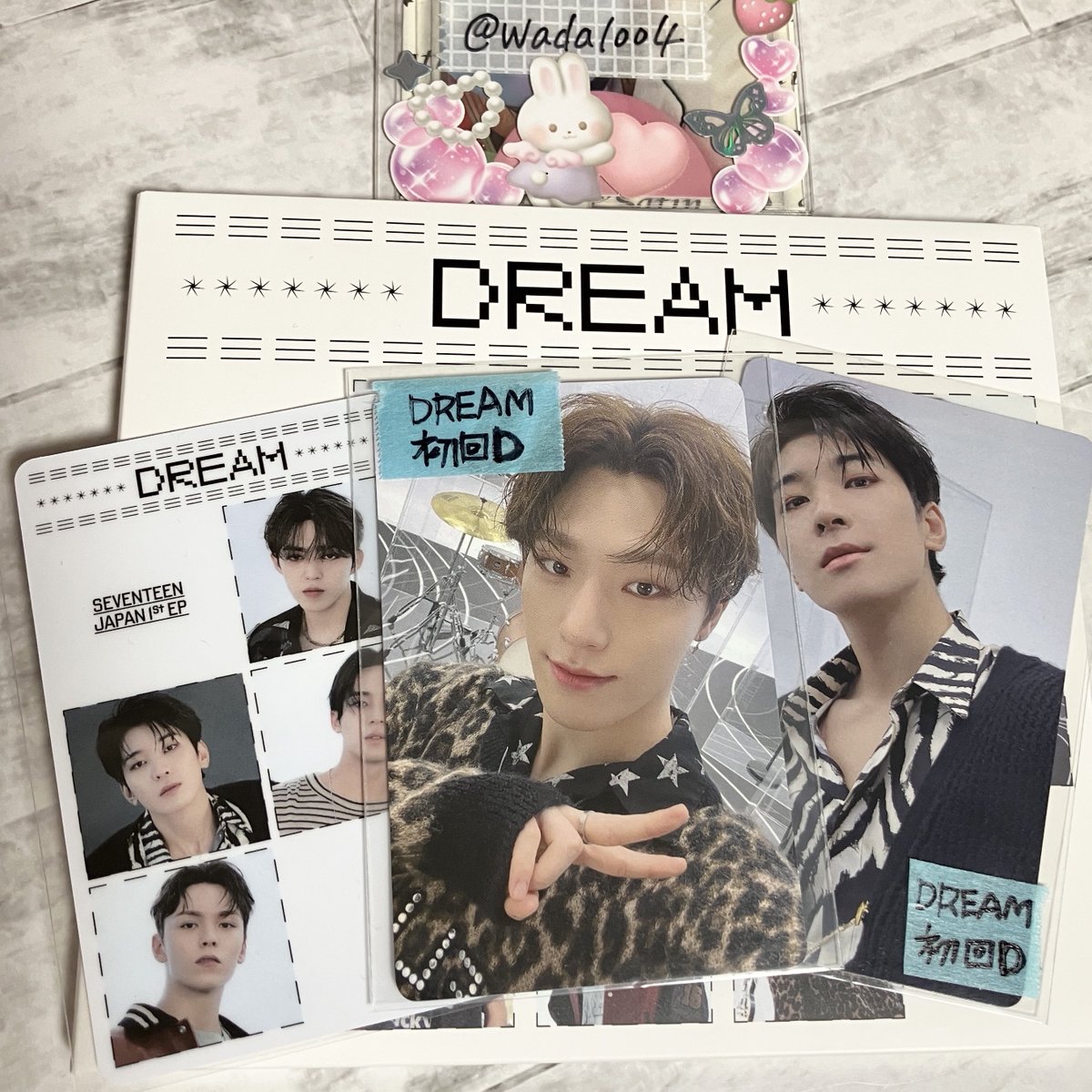 セブチ SEVENTEEN 交換 過去 トレカ 譲:DREAM初回限定盤D ウォヌ