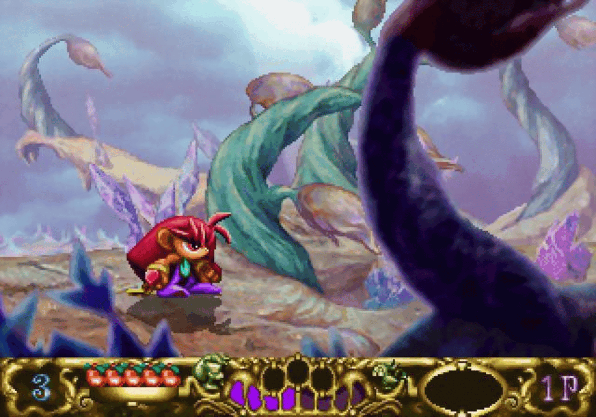_gufus's tweet photo. @michaelthecat11 boy do i have the game for you 
astal's backgrounds were hand-painted and ported into the game, so they're still a little pixelated (it was 1995 after all) but it basically produces the same effect https://t.co/Vc3VacEgQn