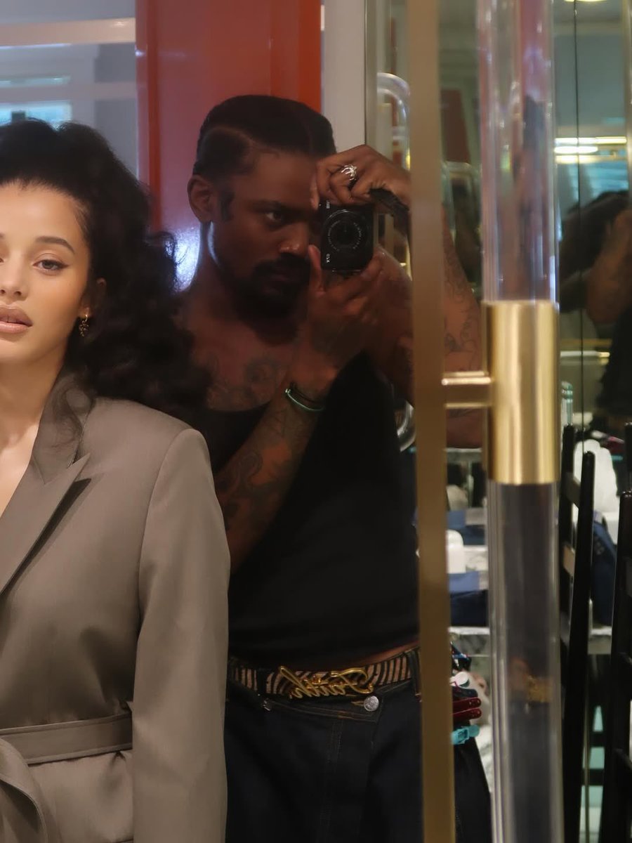 chase infiniti with her hairstylist, coree moreno, today 🩷