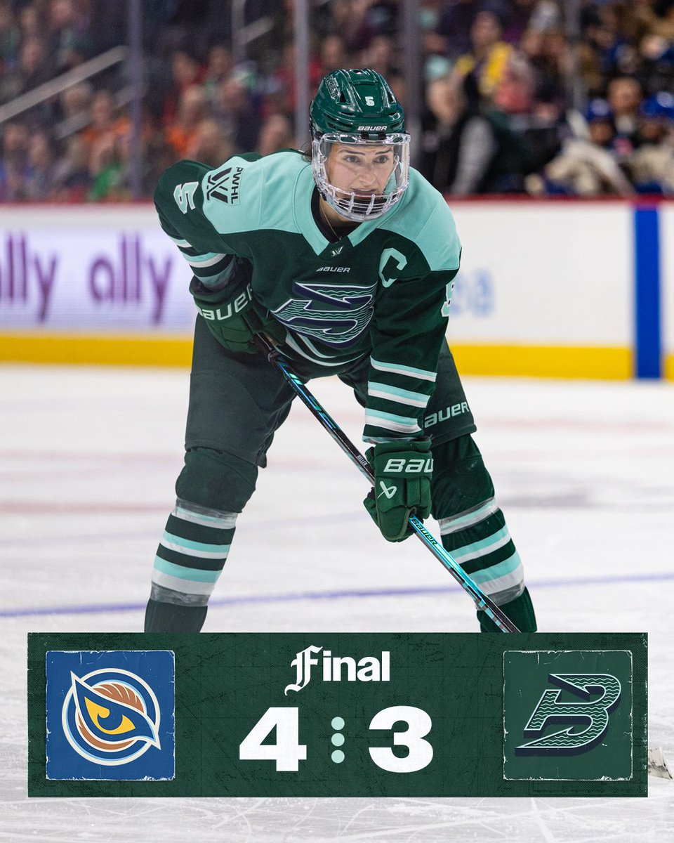 PWHL_Boston's tweet image. Final from Detroit.