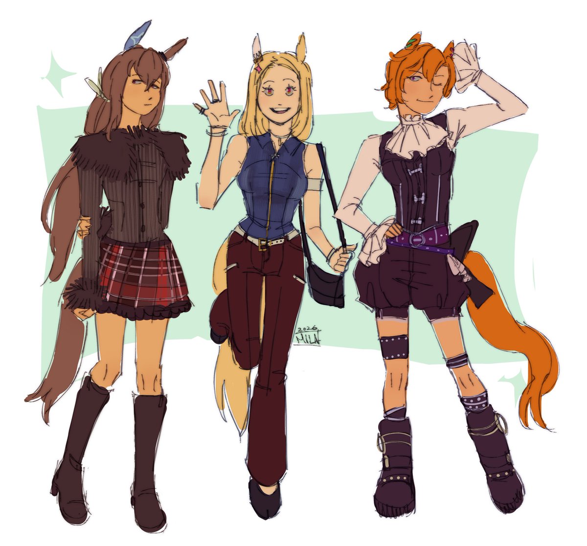 raccoonmila's tweet image. first drawing of the year :)