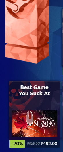 GuestyIz's tweet photo. Wow thanks steam, i rlly needed this 🥲 https://t.co/VxKN9hBIXR