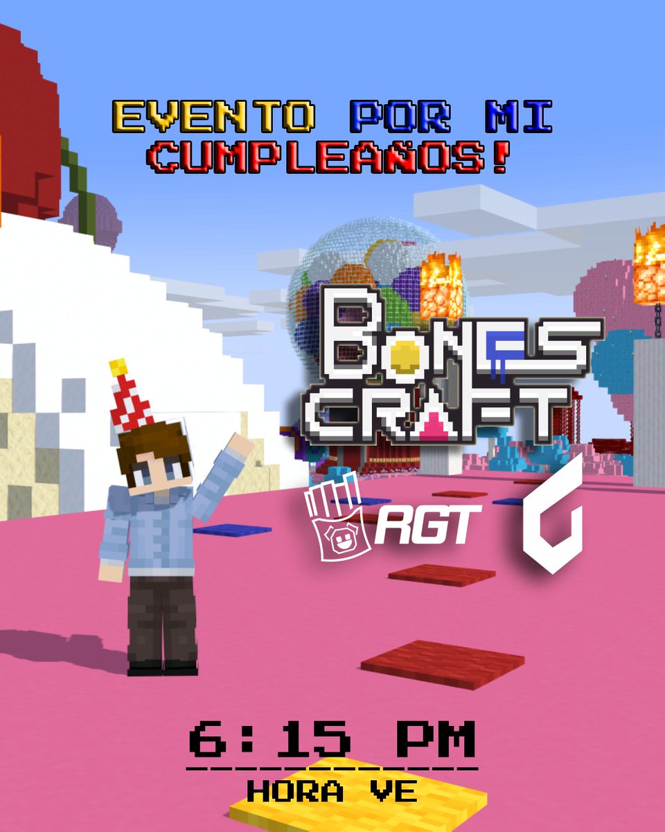 EVENTO POR MI CUMPLEAÑOS!

Mañana 4 de enero es mi cumpleaños y para celebrarlo, estaré haciendo una repe de la 1ra edición de Bonescraft 🚩
Si me conoces y te interesa participar, comenta o envíame un MD para mandarte la invitación 😉

6:15 PM 🇻🇪 | 11:15 PM 🇪🇸 | 7:15 PM 🇦🇷🇨🇱