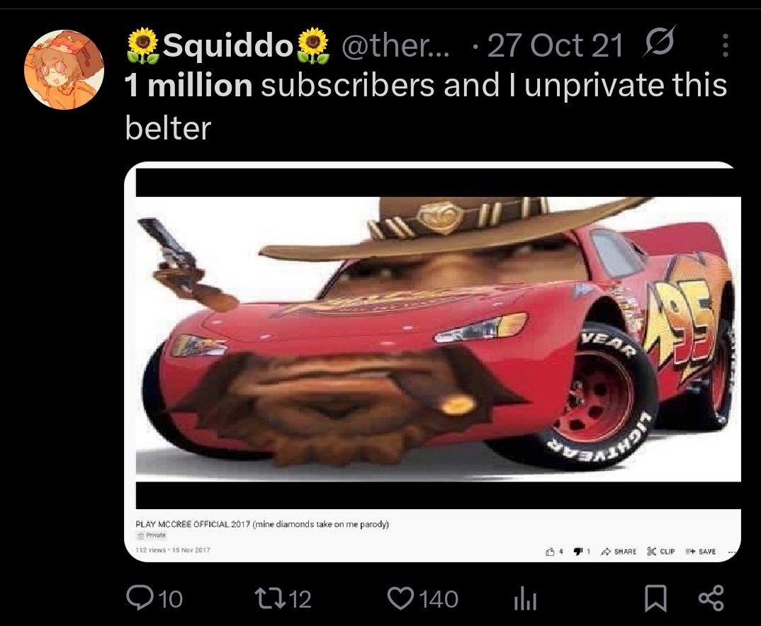 squiddoupdates's tweet image. Congrats on 1 Million Subscribers Squiddo

Now....GIVE US WHAT YOU PROMISED YEARS AGO....(please)