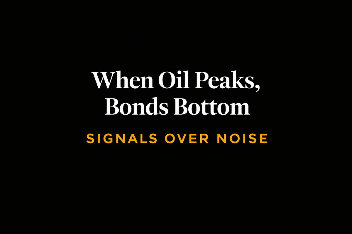 valeteru's tweet image. When Oil Peaks, Bonds Bottom - How the 2008, 2015, and 2020 cycles reveal the hidden rotation from commodities to long-duration Treasuries open.substack.com/pub/valentinte…