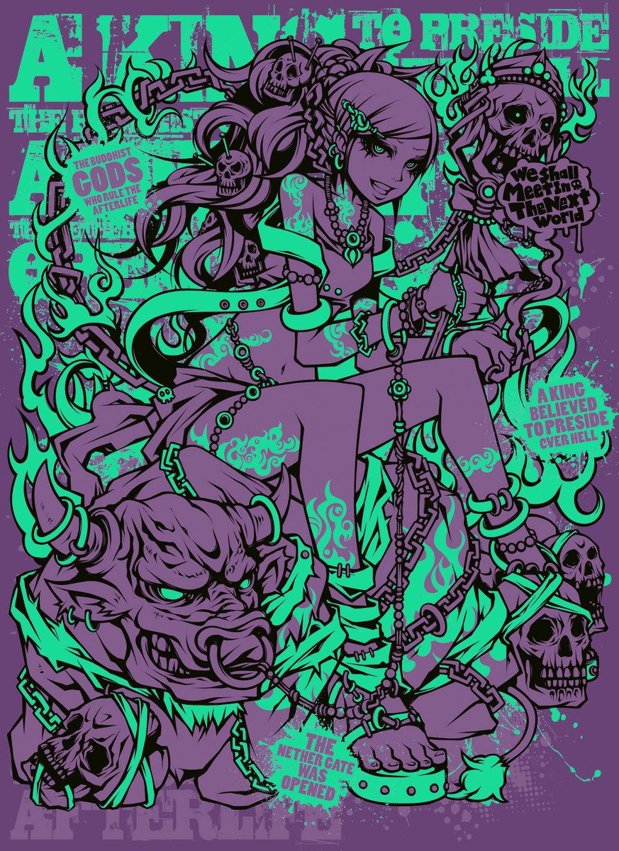 焔摩天
十二天が一
運命、死、冥界を司る
IN THE BUDDIST PANTHEON
現代佛師による図像抄-佛刀蔵儀軌-