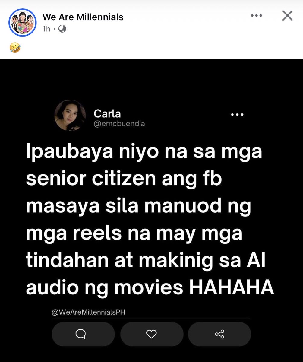 dextlab08's tweet image. I don’t want to sound ageist, pero I noticed na parang iba na talaga demographics ng FB users. 😆 So saan na tumatambay ang  Millennials and GenZs? IG? Threads? Reddit? X? Hahah.