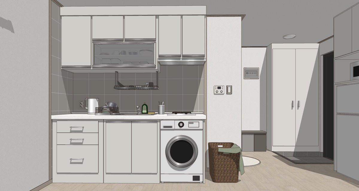 tnmproject_'s tweet image. 🏠 원룸 스케치업 무료배포 🏠

새해를 맞이하여, 이전에 잠시 풀었던
원룸+복도 배경을 다시 배포합니다!

아래 드라이브 링크에서 받아보실 수 있습니다.
새해 복 많이 받으세요! ☀️

➡️ drive.google.com/drive/folders/…