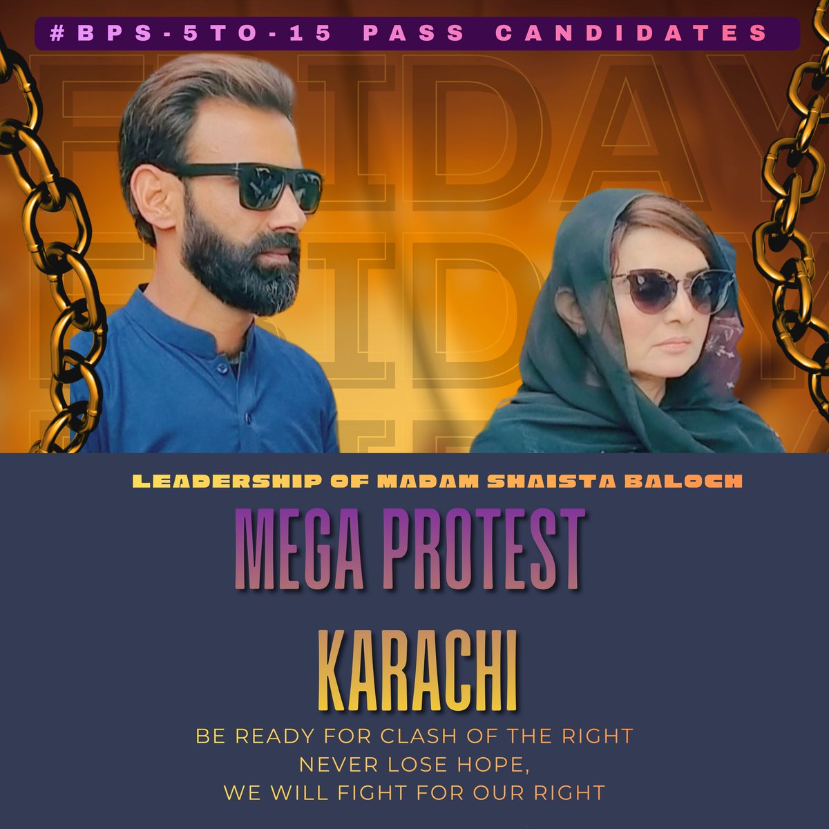 KhalidAkbar1989's tweet photo. Get ready for Mega Protest KARACHI
Date will be announce very soon.

#SayNoToInterview #SayNotoGradingPolicy #AgeRelaxationForSindhYouth #ShaistaBaloch #SoomroKhalid https://t.co/WuX5mmKlwy