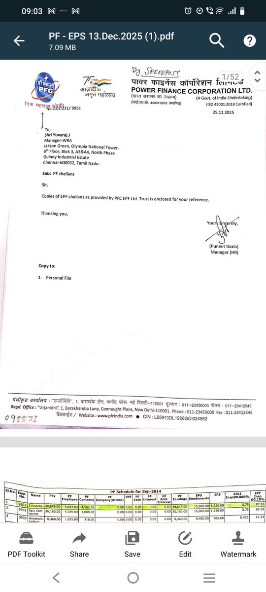 Yuvarajsah's tweet photo. @officialepfo @socialepfo @epfodelhisouth @officialepfo @socialepfo @epfodelhisouth 

Evidence submitted via email and concerned official need to check and release the payment without further delay https://t.co/6ihVJFUH5q