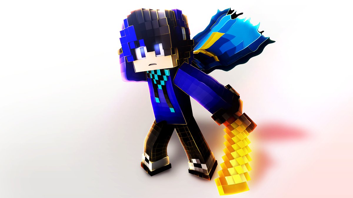 Primeras renders que hago este año, con un estilito clásico del 2016 
#Minecraft #minecraftart