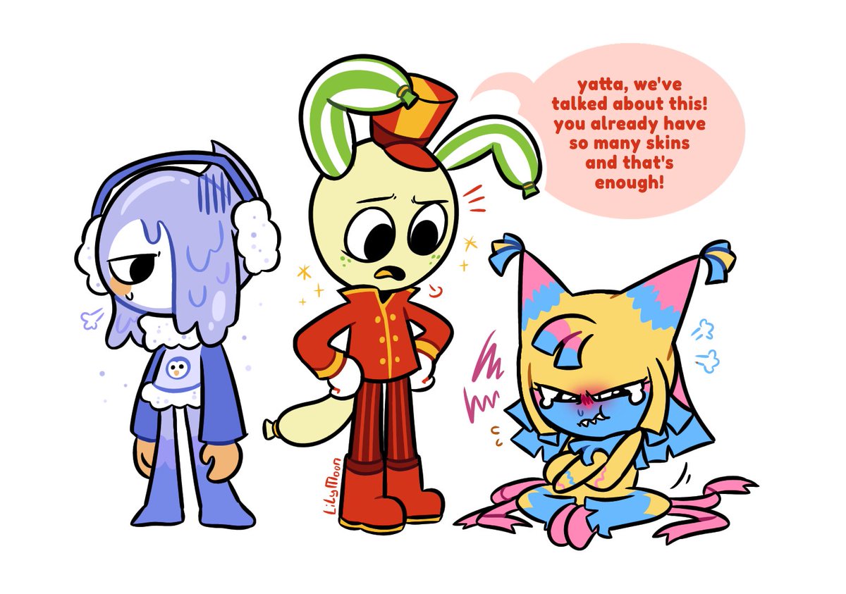 repost because my ass forgot to add looey's tail 

#dandysworld