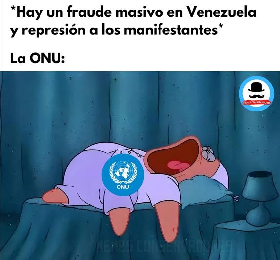 Ha pero meten preso al tirano de turno y alli sí se pronuncian, lo que defeca mi gata es más útil que esta disque organización de la cagada 🙄.