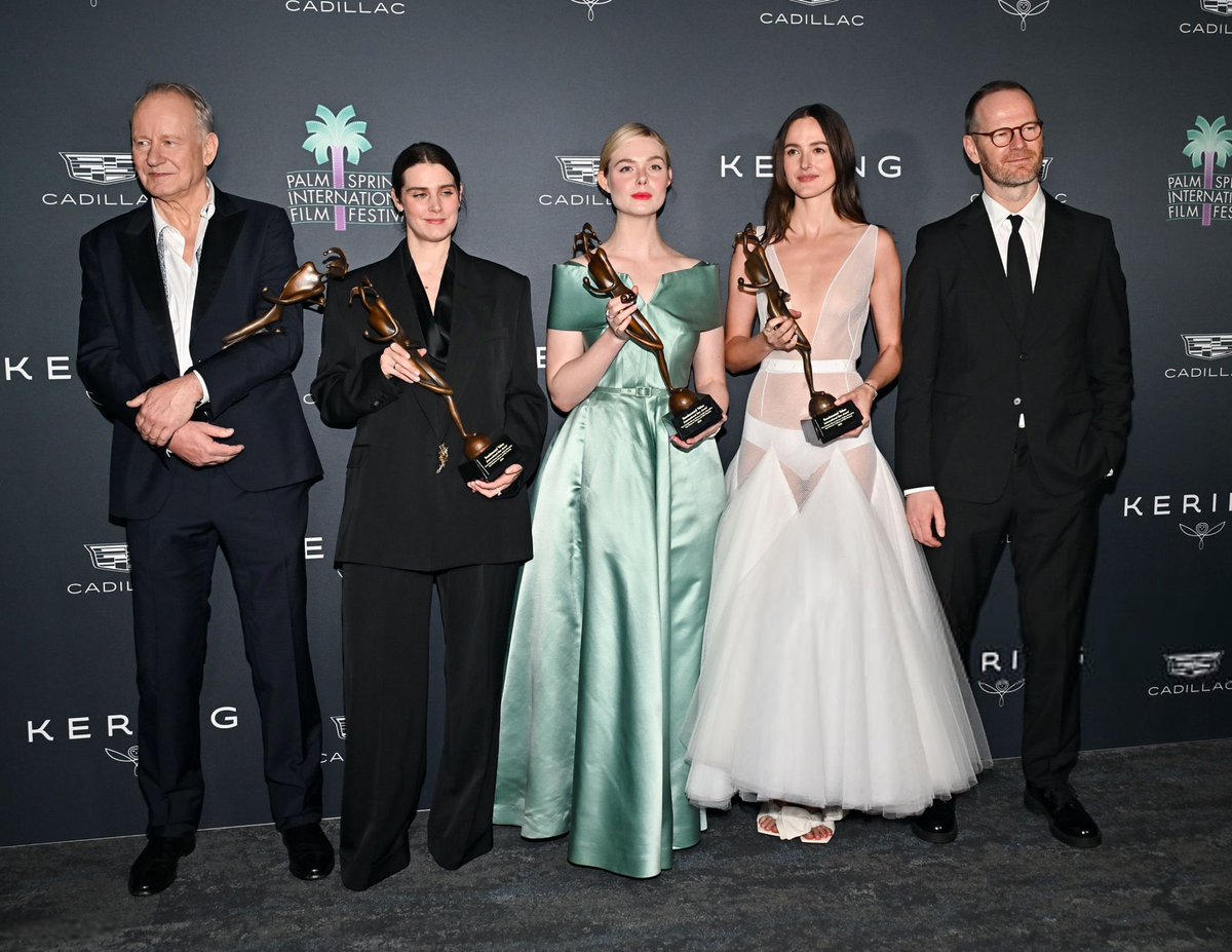 Sentimental Value Family at the Palm Springs International Film Festival!