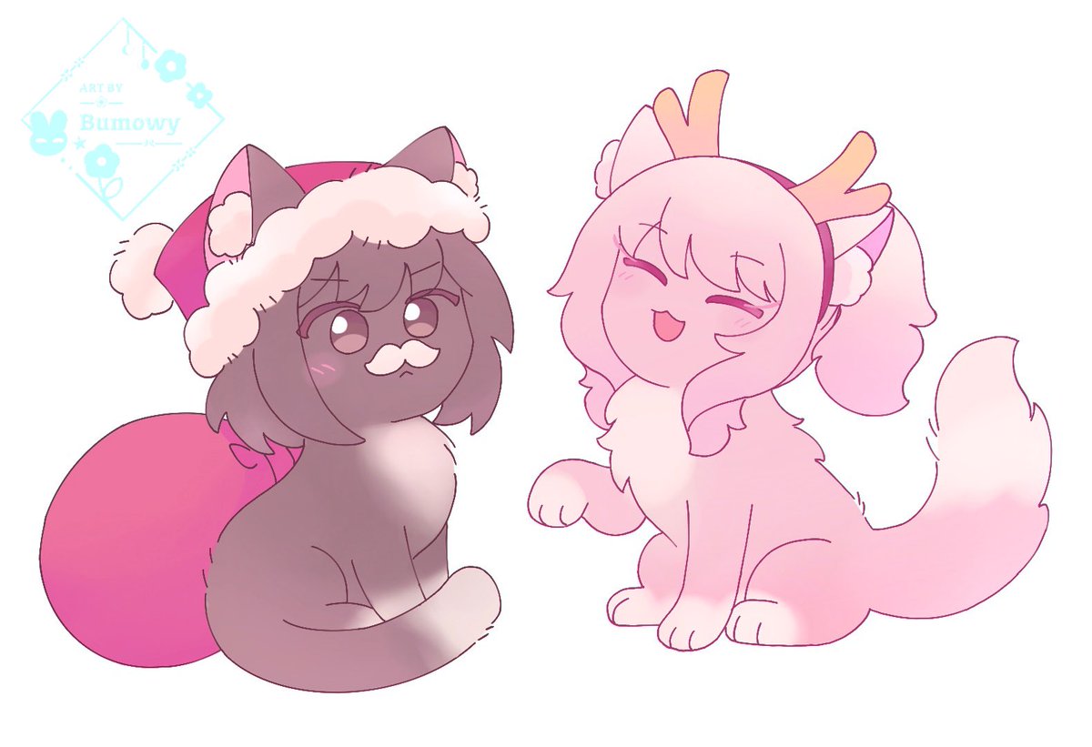 Mizuena hopes your gifts arrived safe and sound!🎄🎁🐈
#prsk_FA #mizuena