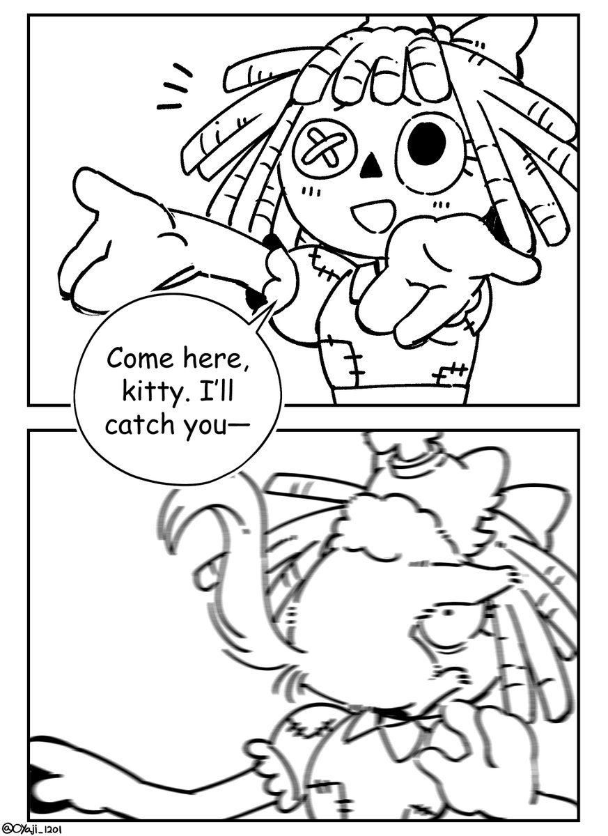 oyaji_1201's tweet image. I just… wanted to see this kind of situation, but my English isn’t very good, so the dialogue might sound a bit awkward.