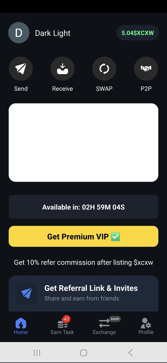 Join XCXWallet &amp; Earn XCXW Tokens! 🎁

💰 Collect 0.96 $XCXW tokens daily.  
🤝 Earn 0.50 $XCXW tokens for each friend you refer
Get Free 5 tokens with my referral code ❤️
🎁 Use My Refer Code: 27940251
Download App: xcxwallet.com