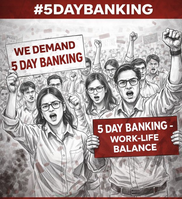 #5DayBankingNow
 
<a href="/narendramodi/">Narendra Modi</a> <a href="/nsitharamanoffc/">Nirmala Sitharaman Office</a> <a href="/nsitharaman/">Nirmala Sitharaman</a> 
<a href="/DFS_India/">DFS</a>