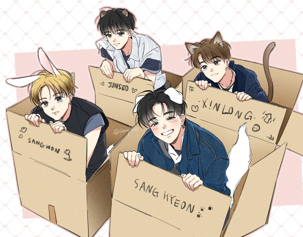 lloong0603's tweet photo. 🐻🐰🐱🐶 https://t.co/LjRvGhVFO9