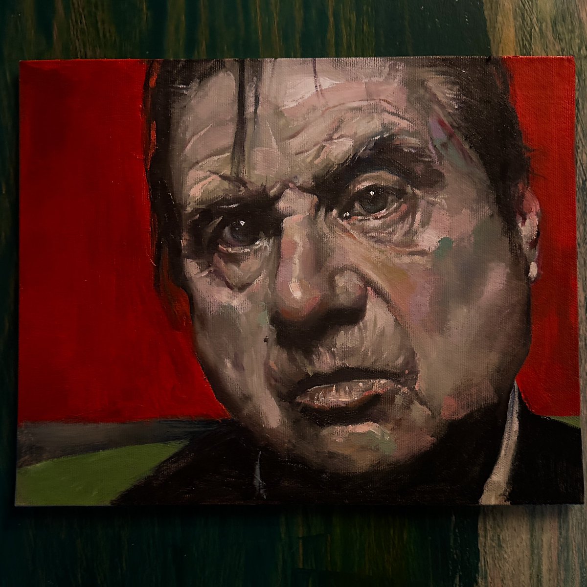 mulgoki's tweet image. 단한번 마주해도 잊혀지지 않는 
그의 모습 그의 그림 그의 삶 
프란시스 베이컨 
Francis Bacon
1909 - 1992
Oil on canvas by ny물고기