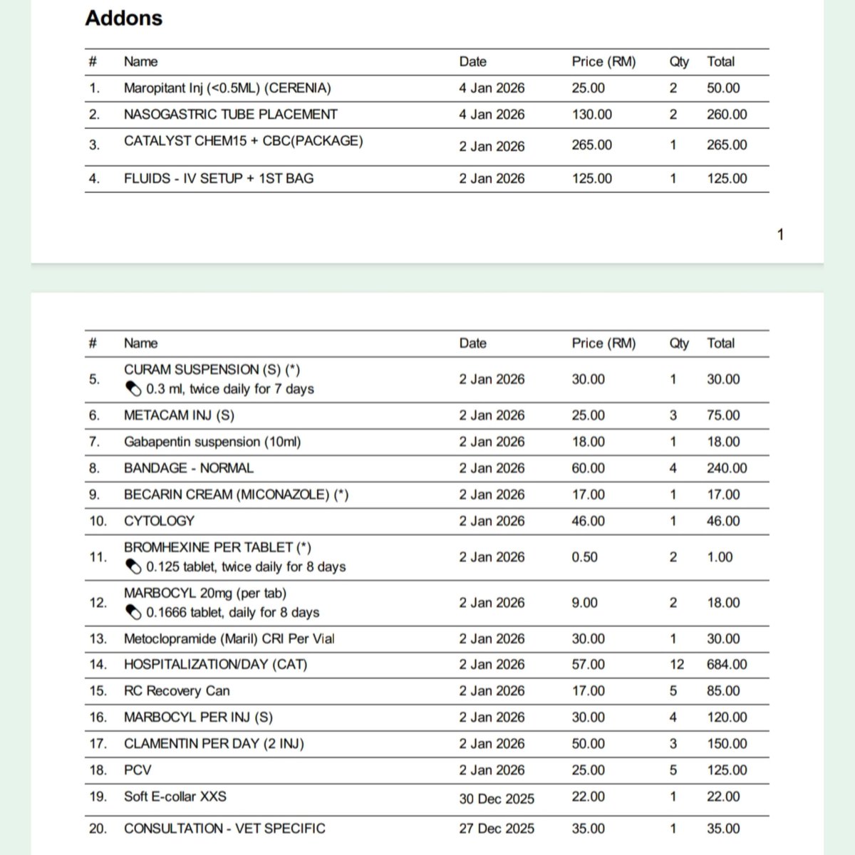 LindaElleHafiza's tweet photo. Korg.
Doctor dah finalize hosp bill Hunter.
In the last 48 hrs, Hunter collected RM 285 je.
Sy attached his final bill here after the discount/rescuer rate.
Shortfall is RM 693.
Sy merayu tlg la Hunter.
Dah 13 hari warded.
He needs home supportive care.
I need to discharge him today before 5pm. Pls helppp 😭😭🙏🙏

Bantu repost utk sy bwk blk Hunter today 🙏🙏
@AimanAirin2 @airienaszli @crazycatmakcik @fatyhax @FiskaYenitaFK_ @hannnybunnyyy @hazhmh @ianyumeow @itsybitsymin @ketengahketepi @ManjitSinghG5 @meeayusri @ninashakirax @samantha_cavill @smittenby_V @niinaabiha @yemmeow @tattyhassan @murdockfen