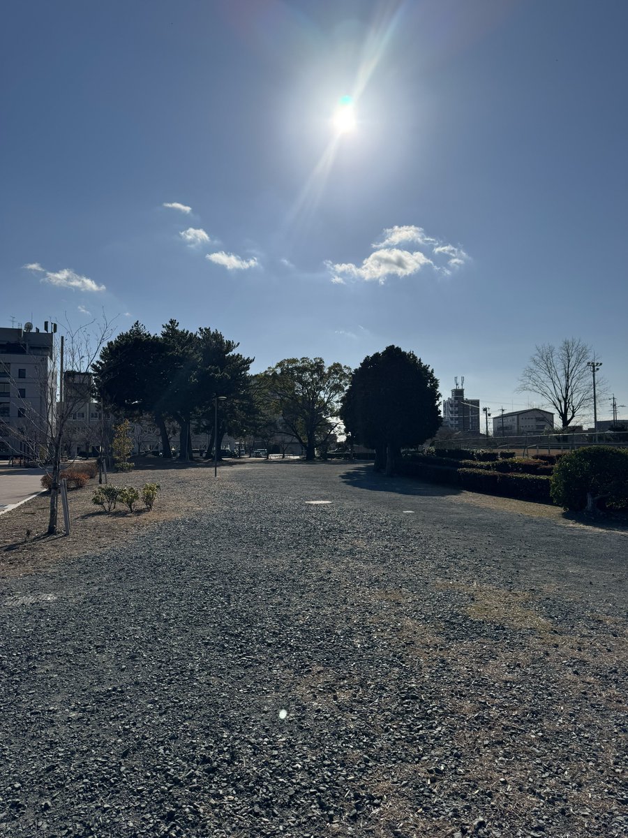 市民公園ぐるぐる2時間半ジョグ、天気も良くて最高かよ☀️