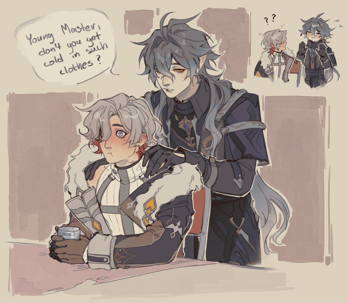 just a little self indulgent doodle

#faelight #flins #illuga