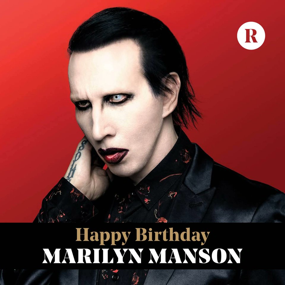 🎂 Happy birthday, MARILYN MANSON.⁠