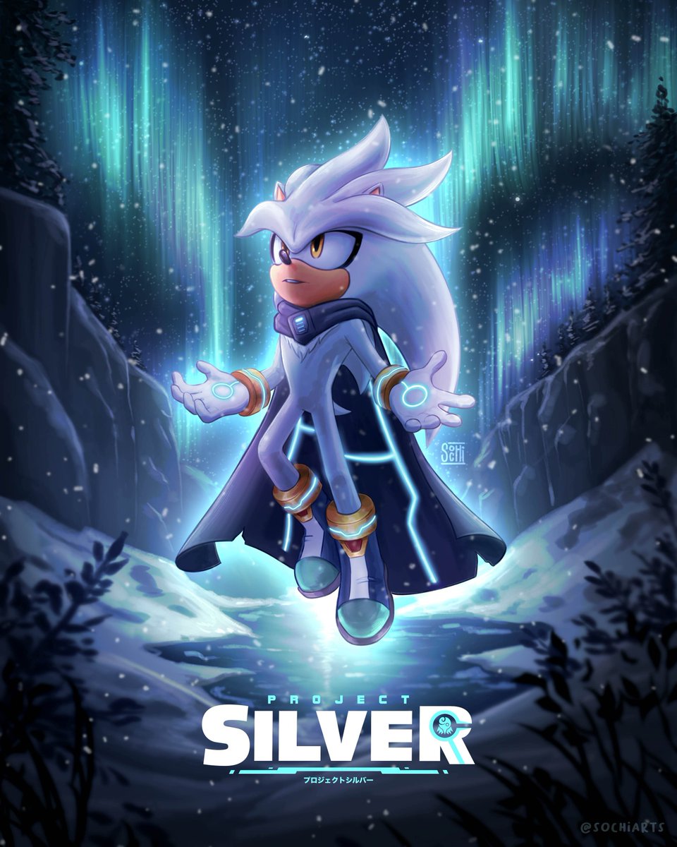 Day 10 of #Silvermas Art/Concept Art from Our Team to You! Merry Silvermas! Art by <a href="/Sochiarts/">Sochi</a> 

Day 10  Theme - Northern Lights