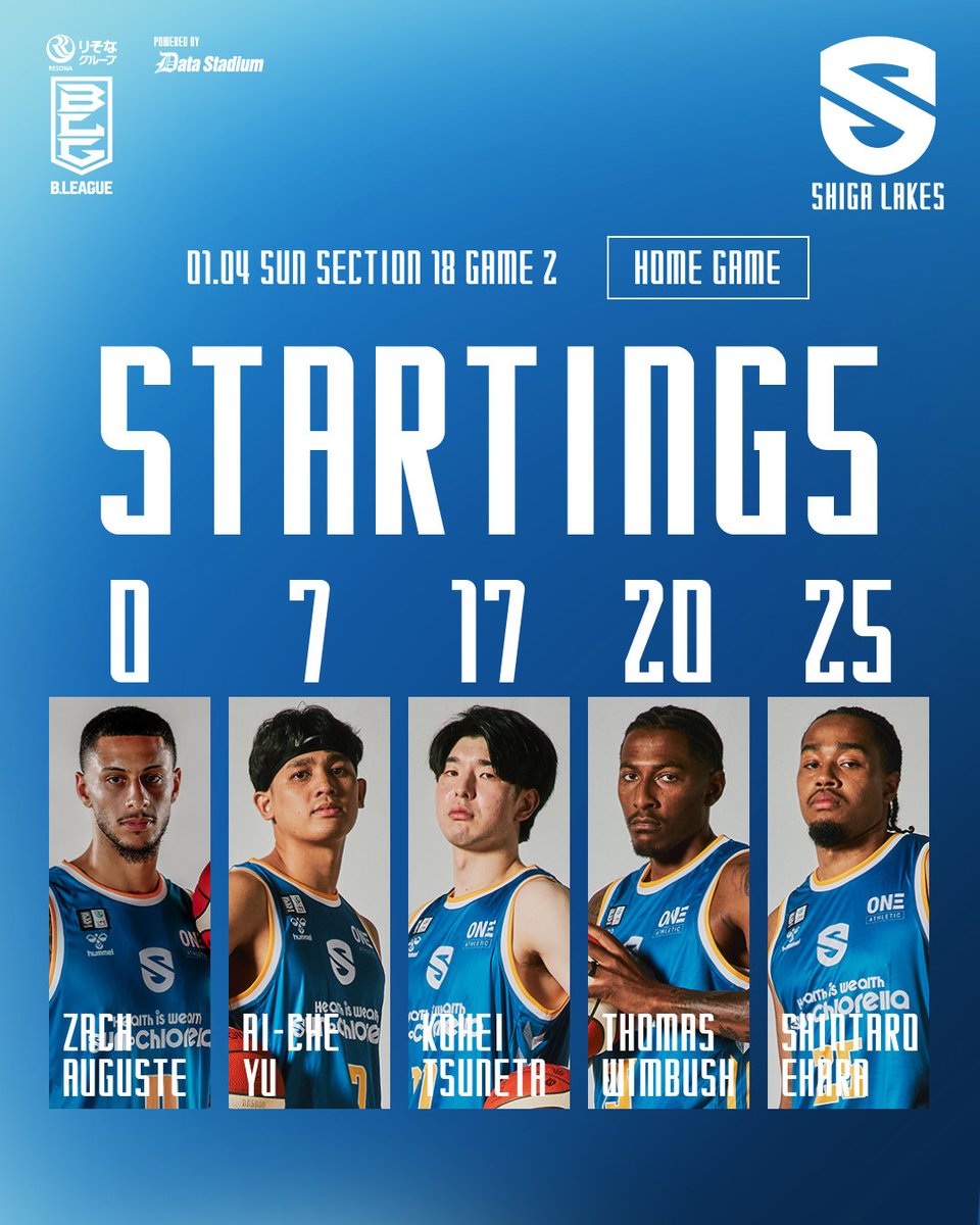 ━━━━━━━━ 𝐒𝐓𝐀𝐑𝐓𝐈𝐍𝐆 𝟓 🆚 茨城ロボッツ ⌚14:05 試合