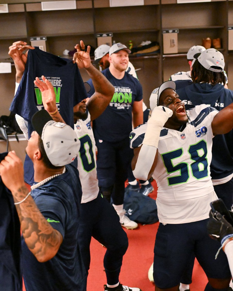 Seahawks's tweet image. Been there, won that.