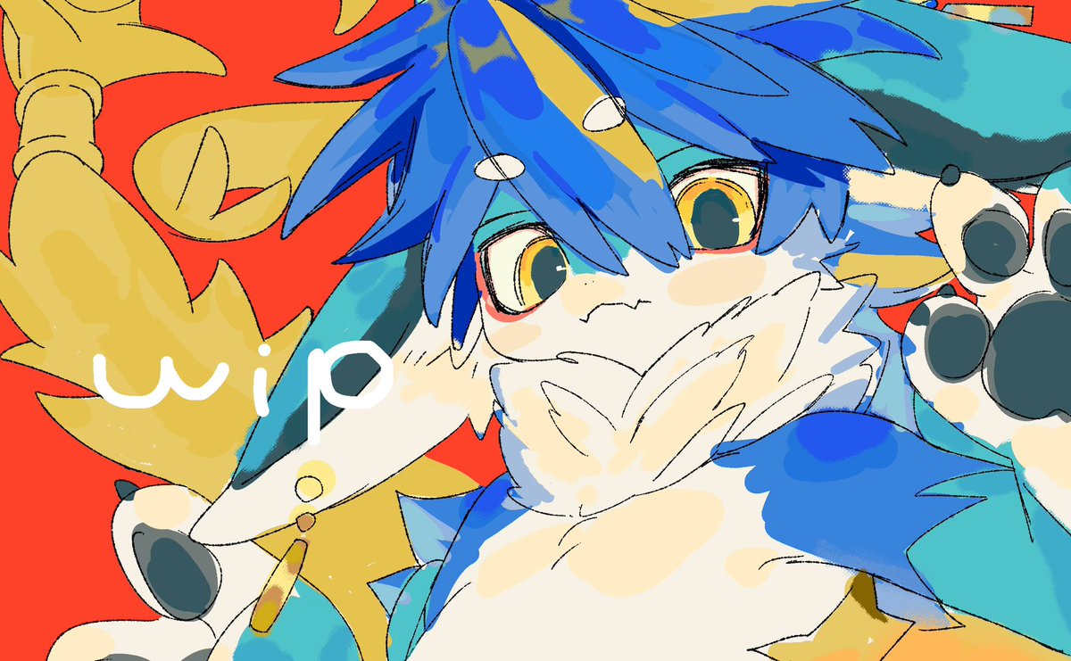 hohosa340's tweet image. skebの進捗ャ❣️