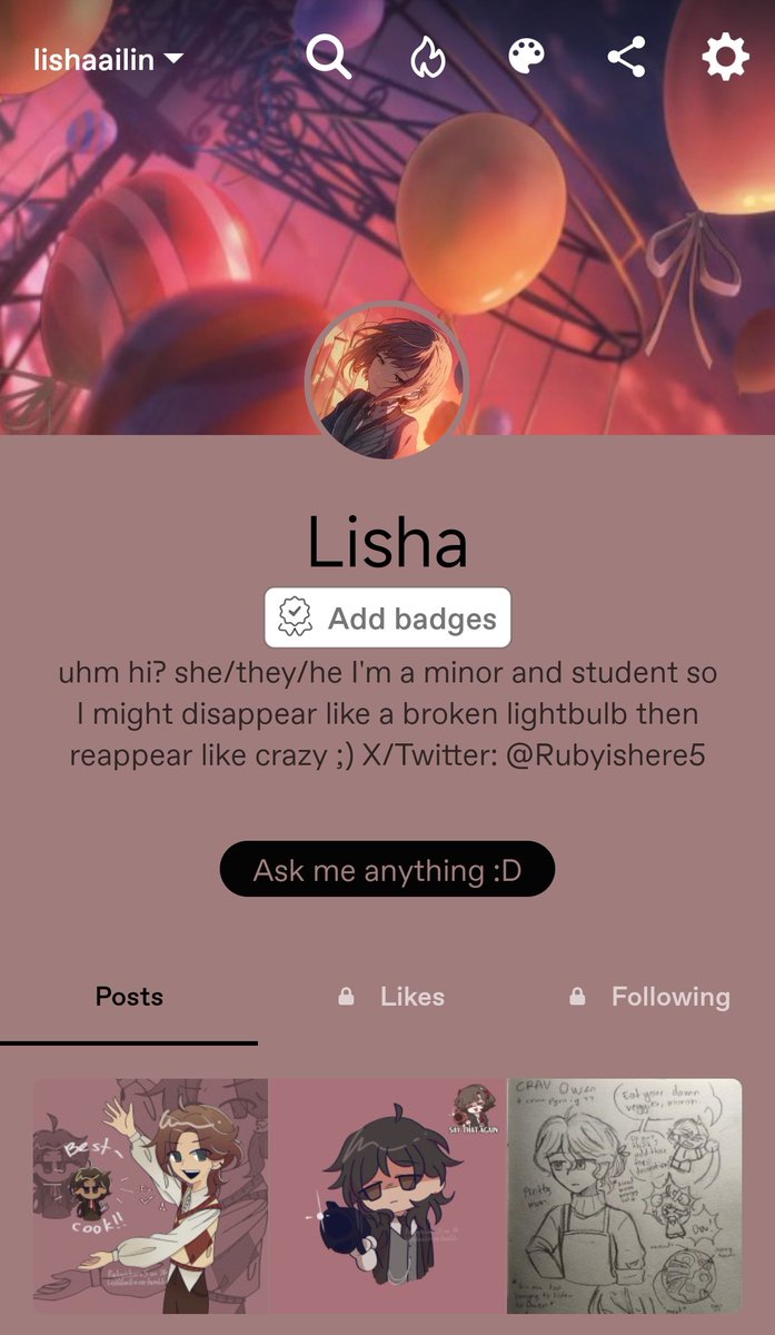 Rubyishere5's tweet image. Yo! Cool people🫵🫵,
follow me on these socials too bcs idk why I rarely upload art here. No peer pressure ofc ⊂⁠(⁠(⁠・⁠▽⁠・⁠)⁠)⁠⊃