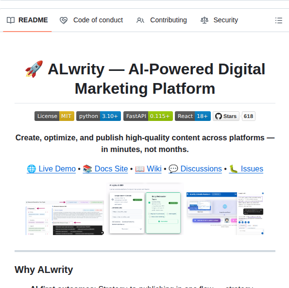 Generates marketing content with search engine data and brand voice

github.com/AJaySi/AI-Writ…